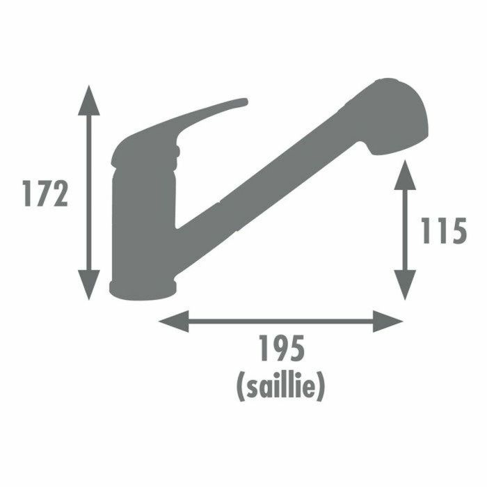 Edouard Rousseau AAAPS00243 Grifo Monomando para Lavabo Negro Mate Ducha Extraíble 2 Chorros Diseño Clásico Fácil Instalación 1 Edouard Rousseau AAAPS00243 Grifo Monomando para Lavabo Negro Mate Ducha Extraíble 2 Chorros Diseño Clásico Fácil Instalación 1