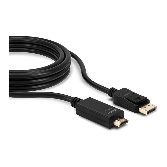 Lindy Cable DisplayPort a HDMI 2m 4K UHD 3840x2160@30Hz
