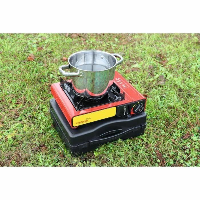 Rothenberger AUC1695841803886 Estufa de Gas GOURMET RS 220, 2000W, Roja y Negra 1 Rothenberger AUC1695841803886 Estufa de Gas GOURMET RS 220, 2000W, Roja y Negra 1