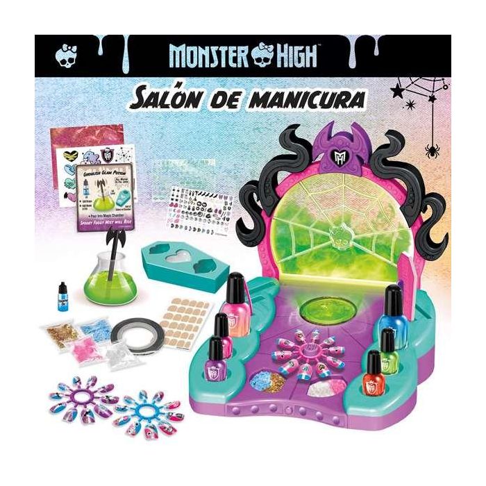 Estudio de uñas monster high glam ghoulish con accesorios 2 Estudio de uñas monster high glam ghoulish con accesorios 2