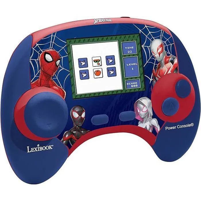 Lexibook Consola Educativa Bilingüe Francés/Inglés Spiderman JCG100DPi1 Azul/Rojo Pantalla LCD 2,8 Pulgadas 2