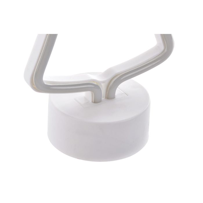 DKD Home Decor Decoración Navideña Luminosa Ángel Tradicional Blanco LED 8 x 29.5 x 23.5 cm a Pilas AA 2