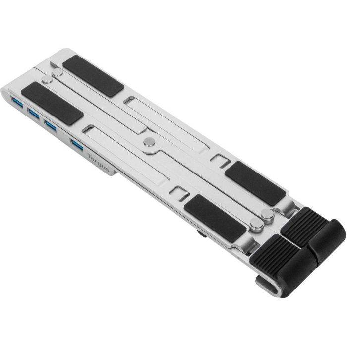 Targus AWU100205GL Soporte Portátil de Aluminio Plegable, Ajustable en Altura, USB-C 100W PD para 10-15.6" Plata 8 Targus AWU100205GL Soporte Portátil de Aluminio Plegable, Ajustable en Altura, USB-C 100W PD para 10-15.6" Plata 8