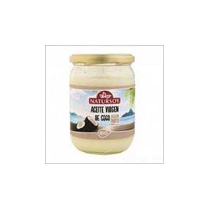 NATURSOY Aceite de Coco Desodorizado Bio 400ml - Sabor Neutro Especial para Freír y Cocinar