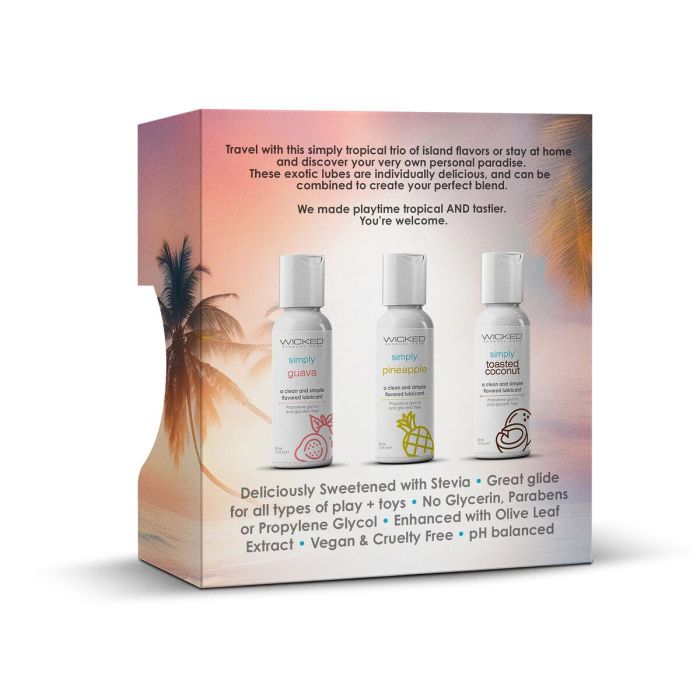 Lubricante Wicked Sensual Care 3 x 30 ml 2 Lubricante Wicked Sensual Care 3 x 30 ml 2
