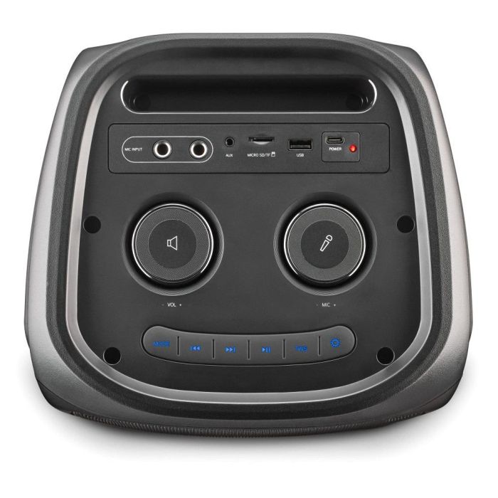 NGS Altavoz Portable Bluetooth WILD TEMPER 200W con TWS y Luces LED RGB, USB, AUX IN, Batería de 5 Horas 2