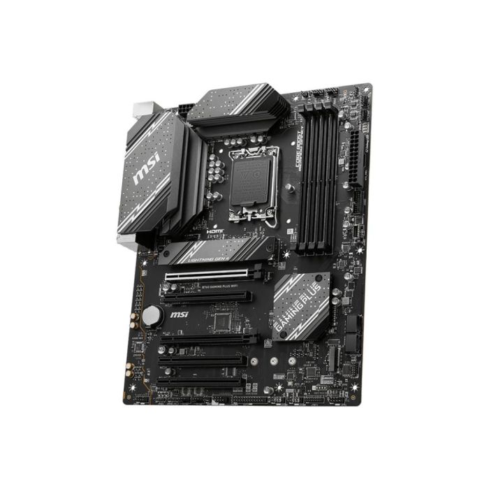 MSI PRO B760 Gaming Plus WiFi LGA 1700 DDR5 - Placa Base Intel ATX para Celeron/Pentium Gold, M.2, SATA, USB 3.2, HDMI, DisplayPort 2