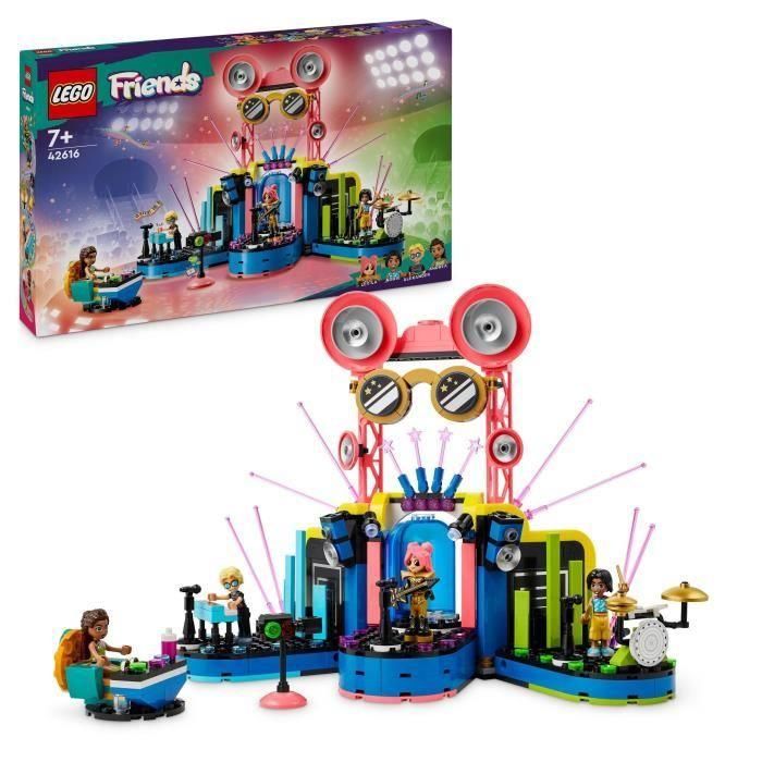 LEGO 42616 Friends Espectáculo Musical de Heartlake City, Juguete con 4 Minifiguras de Andrea, Escena e Instrumentos LEGO 42616 Friends Espectáculo Musical de Heartlake City, Juguete con 4 Minifiguras de Andrea, Escena e Instrumentos
