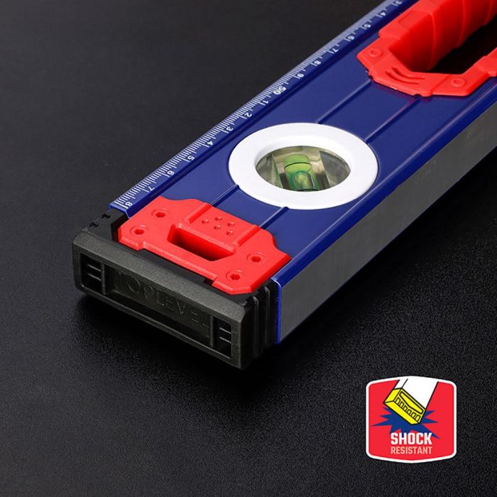 Workpro Nivel de Burbuja Magnético 60 cm Precisión 1 mm/m Base Aleación Aluminio 3