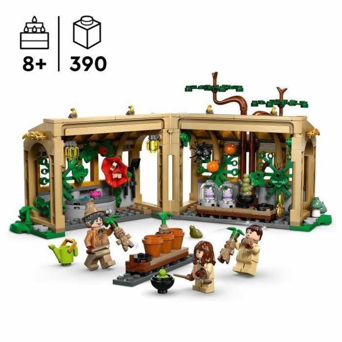LEGO 76445 Harry Potter Castillo Hogwarts: Clase Herbología - Aula/Invernadero Construible con Mandrágoras, Minifiguras (+8 Años) 5 LEGO 76445 Harry Potter Castillo Hogwarts: Clase Herbología - Aula/Invernadero Construible con Mandrágoras, Minifiguras (+8 Años) 5