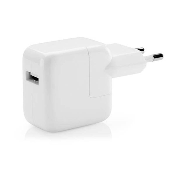 Apple Adaptador de Corriente USB 12W - Cargador con Conector USB Tipo A para iPhone, iPad y Dispositivos Móviles Apple Adaptador de Corriente USB 12W - Cargador con Conector USB Tipo A para iPhone, iPad y Dispositivos Móviles
