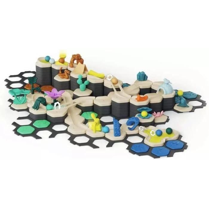 Gravitrax Junior - Starter Set XXL My Planet 184 piezas - Circuito de canicas - Juego de construcción creativo - Edad 3 - Ravensburger 1
