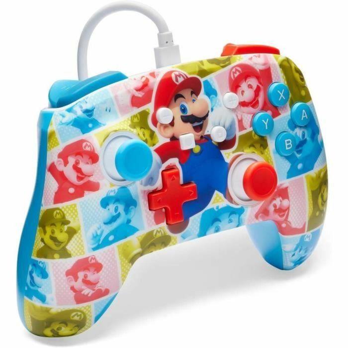 Power A 0617885090110 Controlador con cable Nintendo Switch Mario Hero Reel 5 Power A 0617885090110 Controlador con cable Nintendo Switch Mario Hero Reel 5