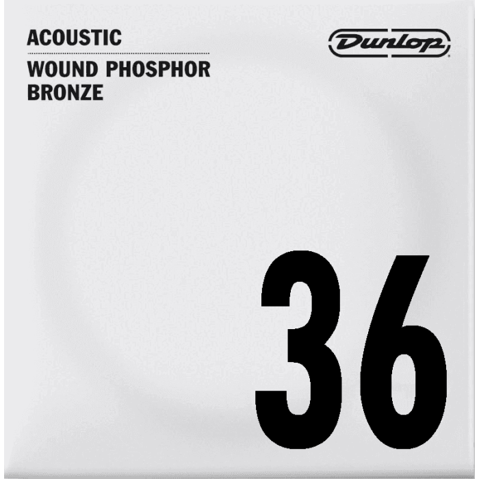 Cuerda Acústica Dunlop 92/8 Phosphor Bronze .036 1 Cuerda Acústica Dunlop 92/8 Phosphor Bronze .036 1