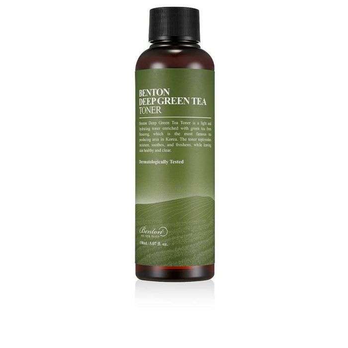 Benton Deep Green Tea Toner Tónico Facial Hidratante con Extracto de Té Verde 150 ml