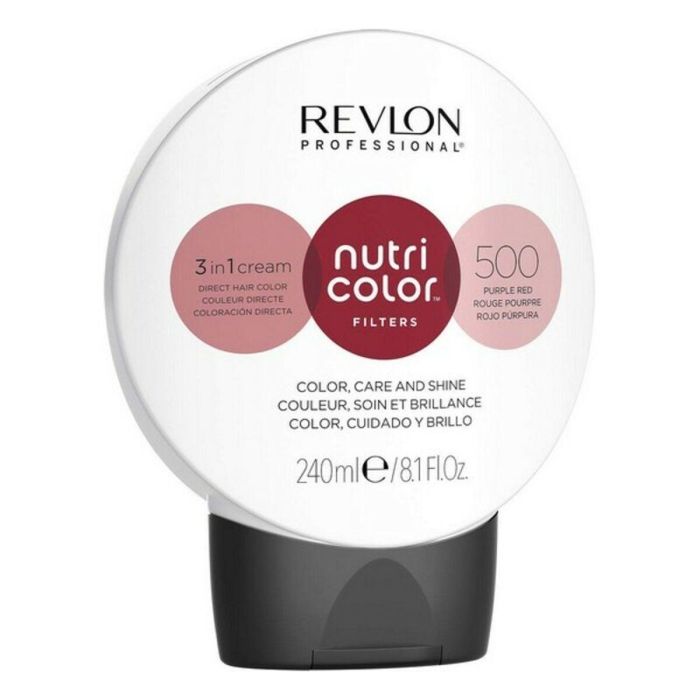 Revlon #500 NUTRI COLOR filters, Coloración Profesional Revitalizante Tonos Fantasía Cabellos Teñidos, 240 ml Revlon #500 NUTRI COLOR filters, Coloración Profesional Revitalizante Tonos Fantasía Cabellos Teñidos, 240 ml