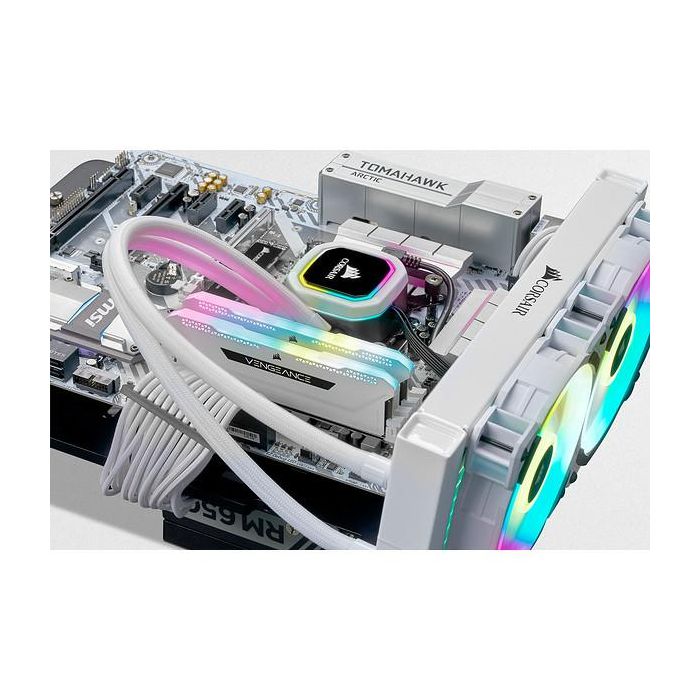 Corsair CMH16GX4M2E3200C16W Módulo de Memoria RAM 16 GB (2x8 GB) DDR4 3200 MHz CL16 1 Corsair CMH16GX4M2E3200C16W Módulo de Memoria RAM 16 GB (2x8 GB) DDR4 3200 MHz CL16 1