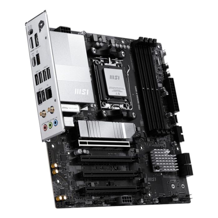 MSI 911-7E71-001 Placa Base micro ATX AMD B850 Zócalo AM5 DDR5 Wi-Fi 7 5GbE PCIe 5.0 3x M.2 para AMD Ryzen 10 MSI 911-7E71-001 Placa Base micro ATX AMD B850 Zócalo AM5 DDR5 Wi-Fi 7 5GbE PCIe 5.0 3x M.2 para AMD Ryzen 10