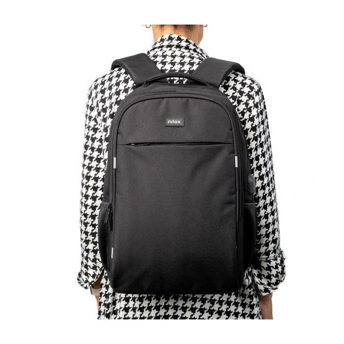 Mochila para Portátil Nilox NXBK041 15,6" Negro 5 Mochila para Portátil Nilox NXBK041 15,6" Negro 5