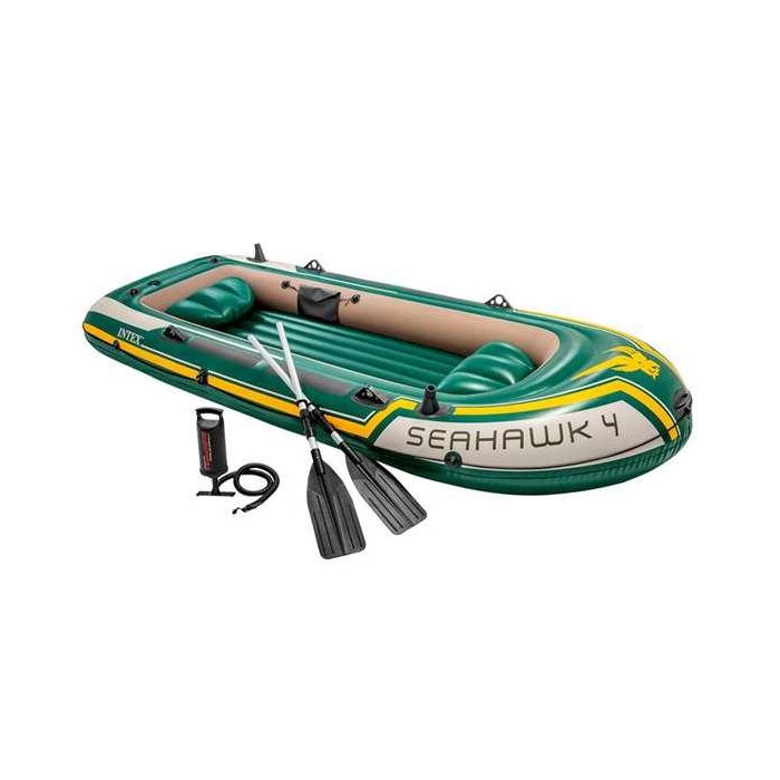 Barca Hinchable Intex Seahawk 4 Verde 351 x 48 x 145 cm Barca Hinchable Intex Seahawk 4 Verde 351 x 48 x 145 cm