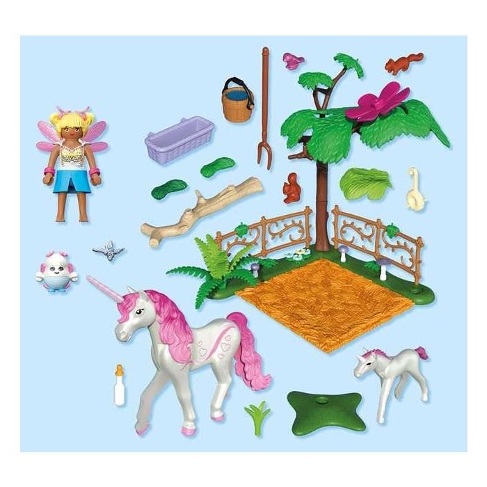 Establo mágico unicornio para mamá y potro playmobil 5 Establo mágico unicornio para mamá y potro playmobil 5