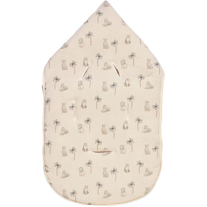 Nido para bebé - CANDIDE - 70 cm - 0/3 meses - Blanco con estampado de tigre 4 Nido para bebé - CANDIDE - 70 cm - 0/3 meses - Blanco con estampado de tigre 4