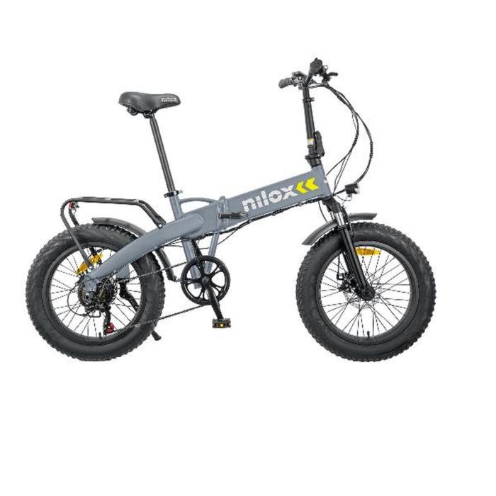 Bicicleta Eléctrica Nilox J4 PLUS 20X4P Gris 250 W 13000 mAh 20" Bicicleta Eléctrica Nilox J4 PLUS 20X4P Gris 250 W 13000 mAh 20"