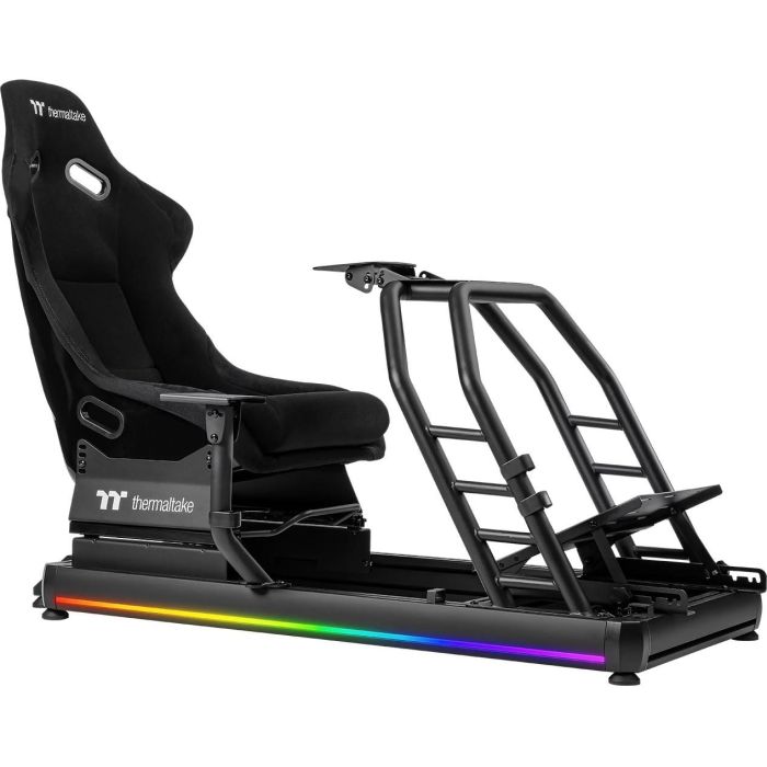 Thermaltake GR500 Cabina de Carreras Simulador Racing Negro Aluminio Acero hasta 120kg