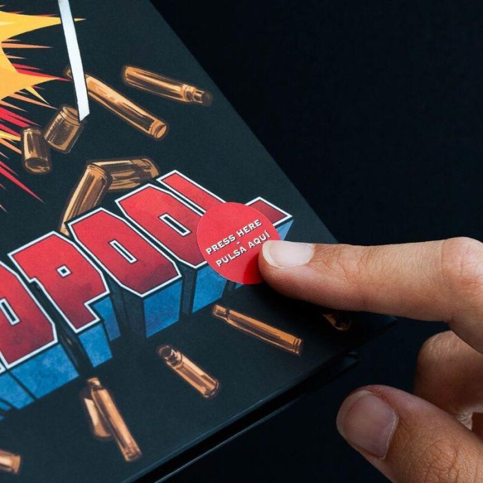 Cuaderno A5 premium led Deadpool Marvel 3