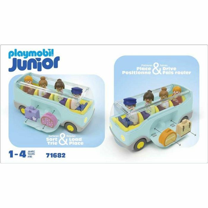 PLAYMOBIL Junior 71682 Autocar de viaje, Edad 12 meses 1