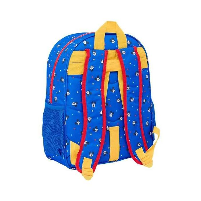 Mochila Escolar Mickey Mouse Clubhouse Good day Azul 32 x 38 x 12 cm 1