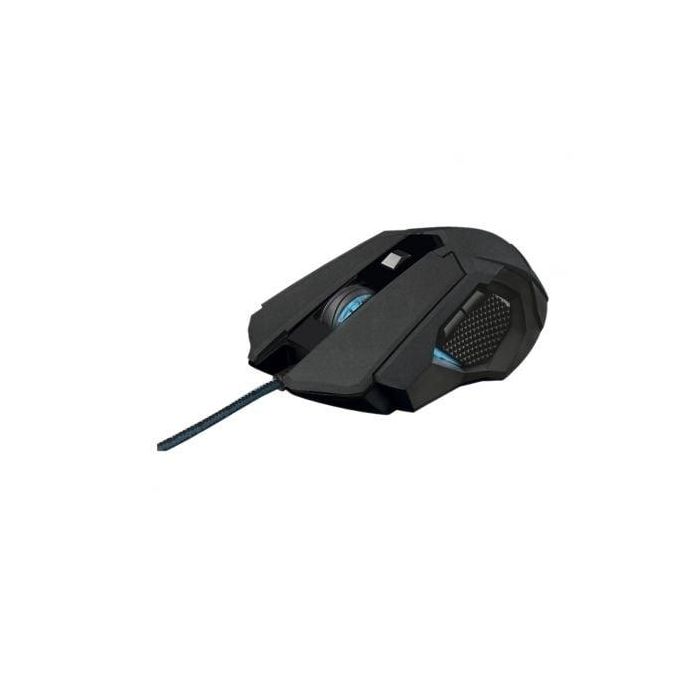 RATÓN TRUST GAMING GXT 158 LÁSER - 5000 DPI - 8 BOTONES PROGRAMABLES - MEMORIA PARA 5 PERFILES DE JUEGOS - ILUMINACIÓN AJUSTABLE -CABLE 1.7M USB-20324