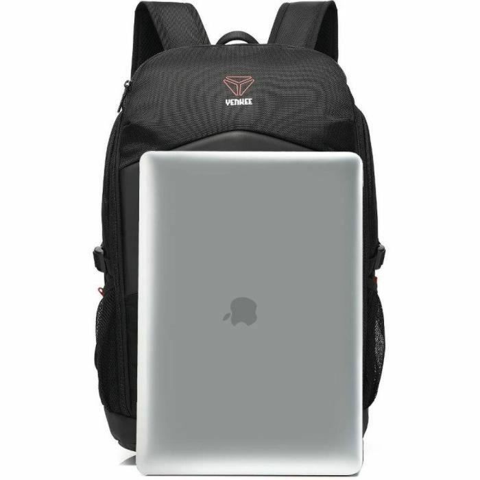 Yenkee YBB 1503 Mochila de Transporte SHIELD para ordenador portátil gaming de 15,6 pulgadas, resistente y con compartimento protector 4