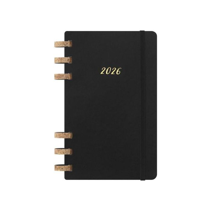 Moleskine DSSPB12MWH3Y26 Agenda 2026 Tapa Blanda 12 Meses Espiral L (13 x 21 cm) Negra 4