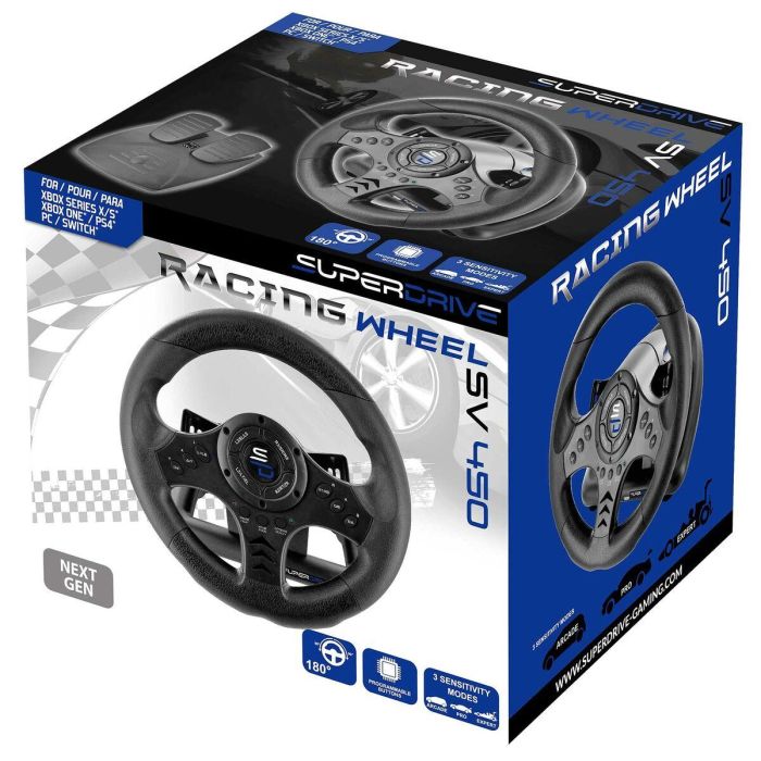 Subsonic SV450 Volante de Carreras para Xbox Series, Switch, PS4, Xbox One, PC (programable) 8