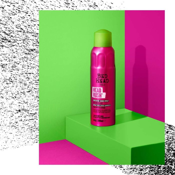 Tigi BED HEAD Headrush Superfine Shine Spray - Brillo Radiante, Suavidad Duradera y Control Anti-Frizz para Todo Tipo de Cabello, 200 ml 1 Tigi BED HEAD Headrush Superfine Shine Spray - Brillo Radiante, Suavidad Duradera y Control Anti-Frizz para Todo Tipo de Cabello, 200 ml 1