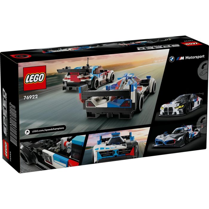 LEGO 76922 Coches de Carreras Speed Champions BMW M4 GT3 y BMW M Hybrid V8 12 LEGO 76922 Coches de Carreras Speed Champions BMW M4 GT3 y BMW M Hybrid V8 12