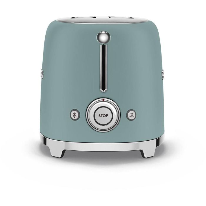 Smeg TSF01EGMEU Tostador 2 rebanadas, 950W, Smaragdgrün mate, para descongelar y recalentar 3 Smeg TSF01EGMEU Tostador 2 rebanadas, 950W, Smaragdgrün mate, para descongelar y recalentar 3