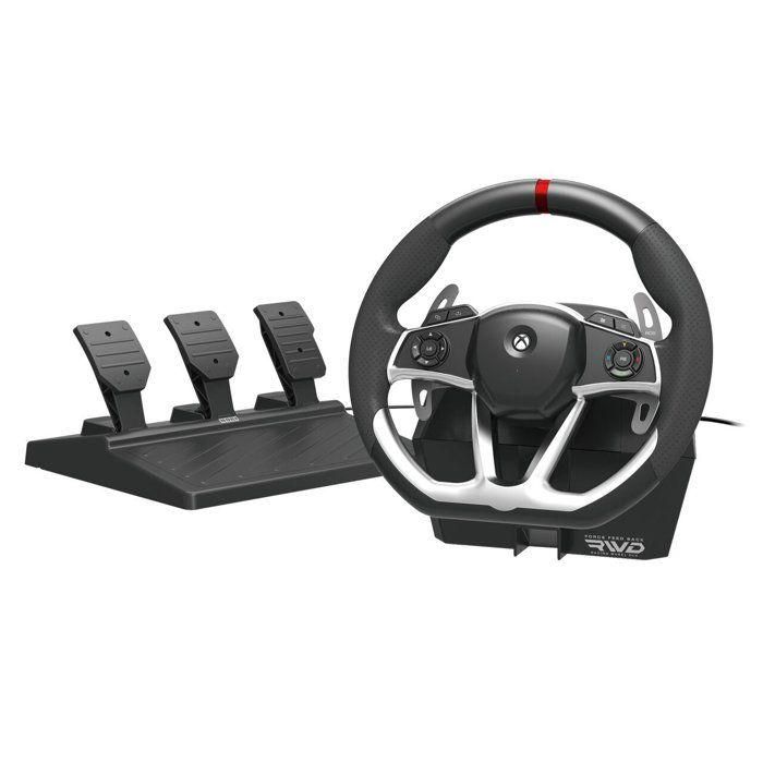 Volante de carreras - DLX - Force Feedback - Compatible con Xbox Series X|S - Pedales de tamaño completo - Sujeción resistente 1