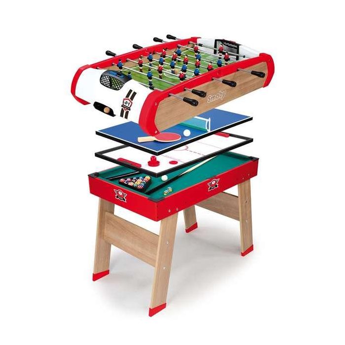 Futbolín powerplay 4 en 1 (futbolín, hockey, ping pong y billar) 87x120x90 cm 6 Futbolín powerplay 4 en 1 (futbolín, hockey, ping pong y billar) 87x120x90 cm 6