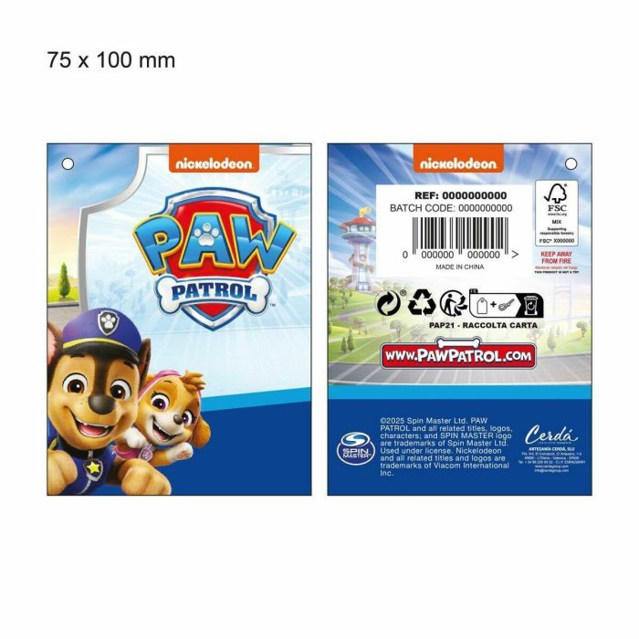 Conjunto 2 piezas paw patrol 20.0 x 2.0 x 19.0 cm 4 Conjunto 2 piezas paw patrol 20.0 x 2.0 x 19.0 cm 4
