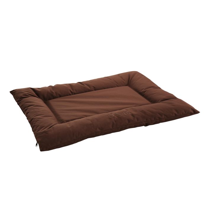 Hunter Cama para Perros Gent Antibacterias SILVERPLUS® BIONIC FINISH® C6 Lavable Interior/Exterior 100x70 cm Marrón Poliéster