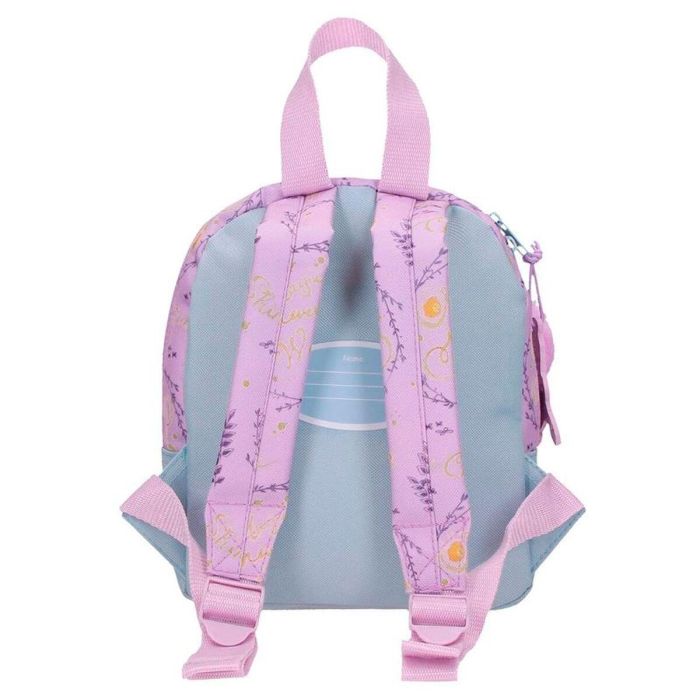 Mochila Escolar Disney Wish Watch Us Shine Rosa 3