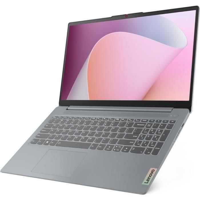 Portátil LENOVO IdeaPad Slim 3 15AMN8 | Windows 11 - Pantalla FHD de 15" - Procesador Ryzen 5 7520U - 16 GB de RAM - SSD de 512 GB - Teclado AZERTY 3