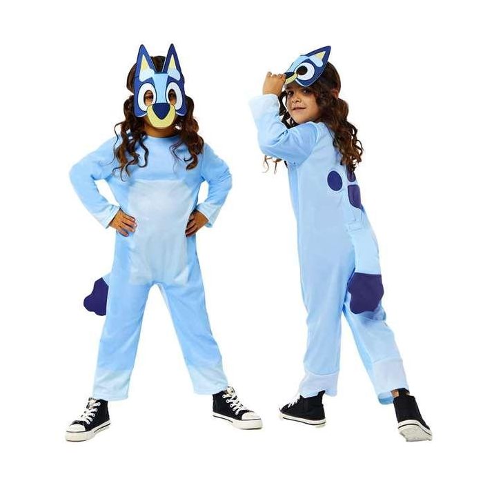 Bluey Disfraz Infantil de Personaje para Niños y Niñas - Talla 6-8 Años, Color Azul 5 Bluey Disfraz Infantil de Personaje para Niños y Niñas - Talla 6-8 Años, Color Azul 5