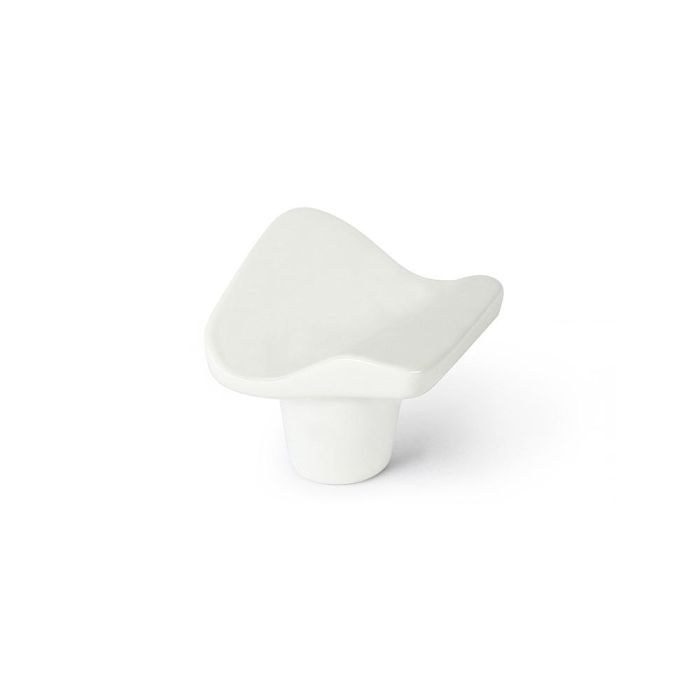 Rei Pomos para Mueble, Blister 4 Unid., Metal Zamak Blanco Mate, 32x32mm, Mod. 749 Rei Pomos para Mueble, Blister 4 Unid., Metal Zamak Blanco Mate, 32x32mm, Mod. 749