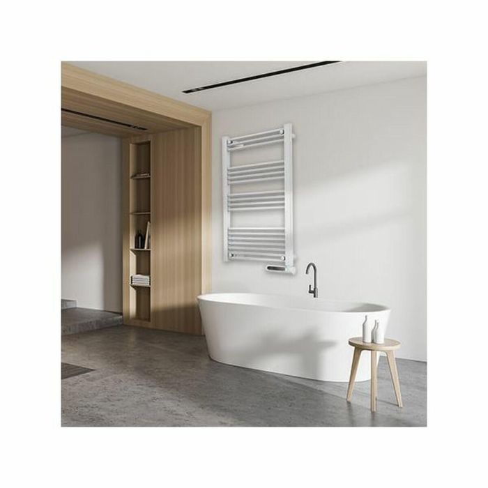 Cecotec 9200 Toallero Eléctrico Fluido Ready Warm Smart Towel 750W Blanco Programador Semanal IP24 Pantalla LED Táctil 1