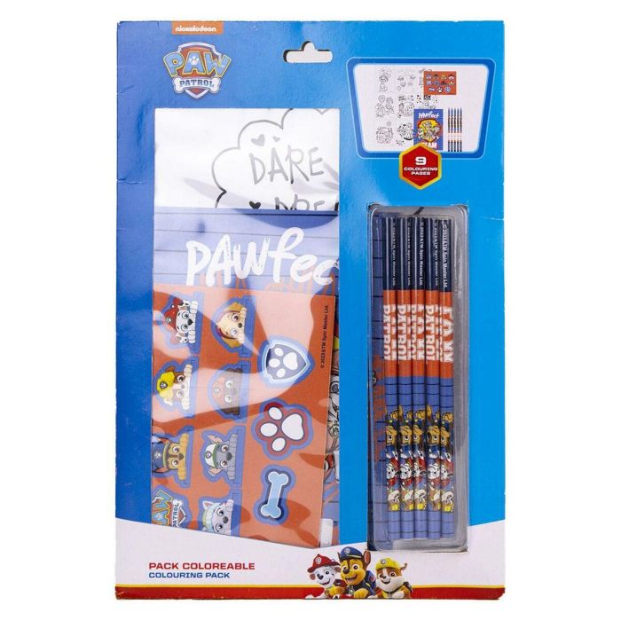 Set de papelería coloreable paw patrol 3 Set de papelería coloreable paw patrol 3