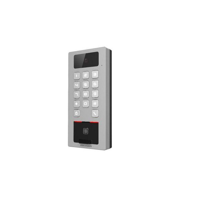 Hikvision Terminal control de accesos (tarjetas Mifare, DESfire, código PIN) videoportero SIP IK09 IP65 2