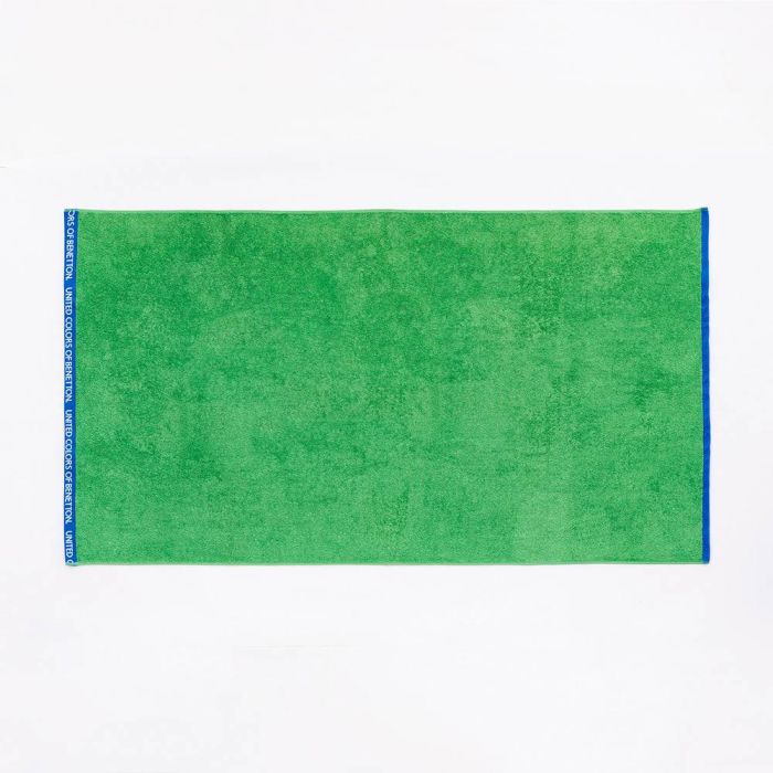 Benetton Toalla de playa Rainbow 160x90cm 100% algodón velour verde 3 Benetton Toalla de playa Rainbow 160x90cm 100% algodón velour verde 3